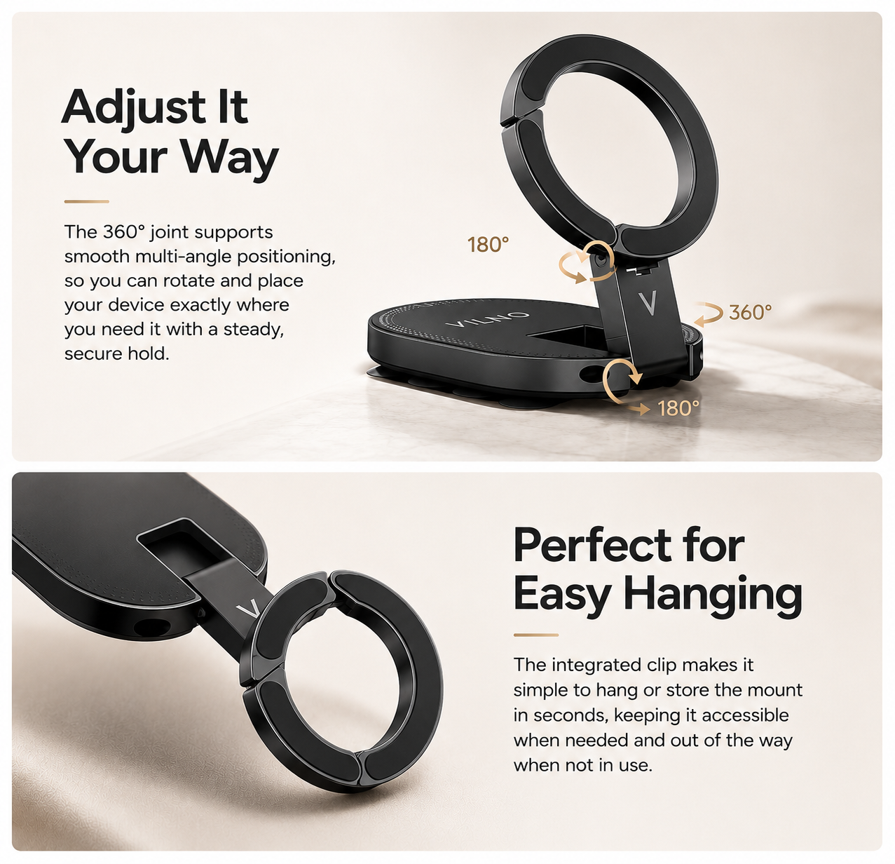 GripLock 18-Cup Magnetic Phone Holder