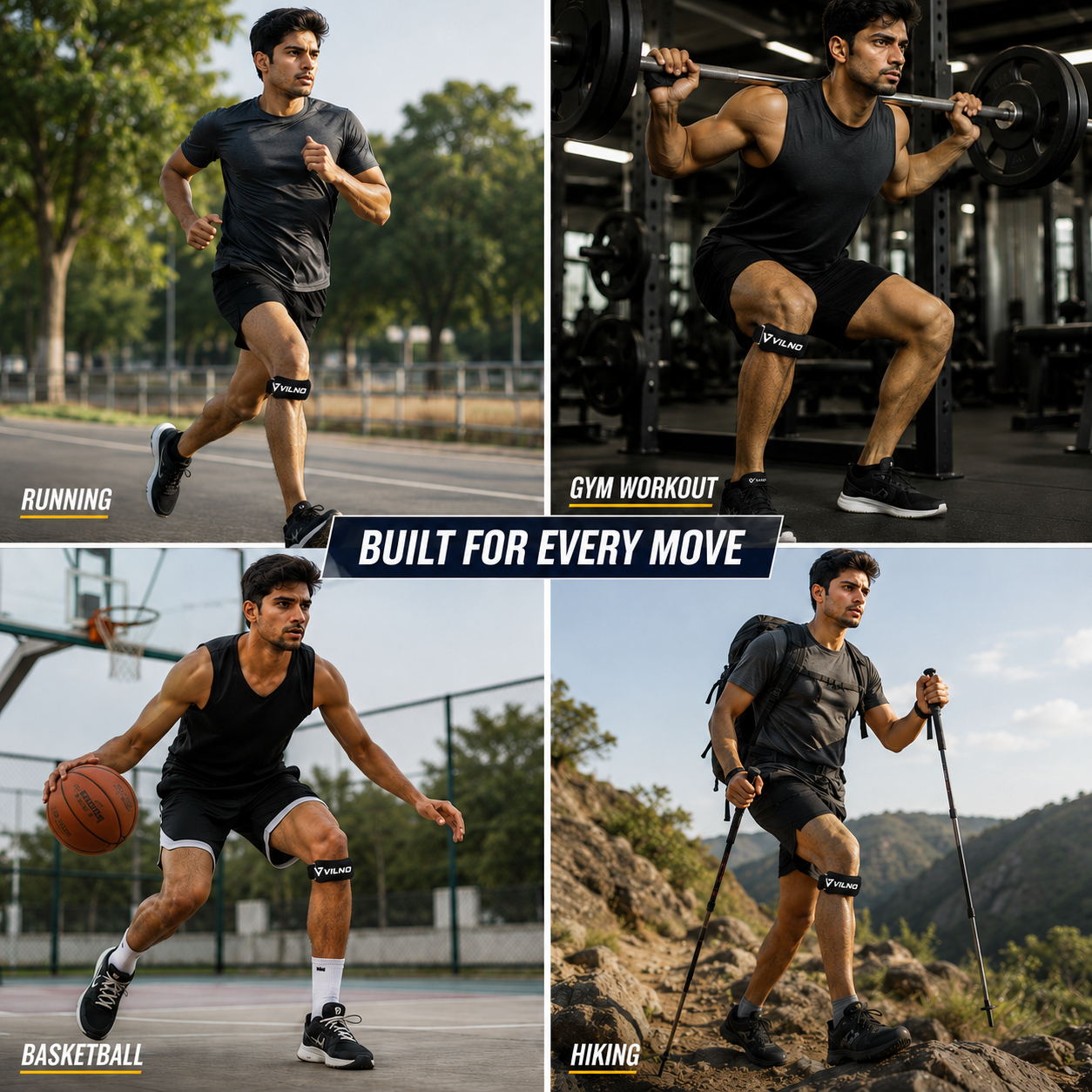 VILNO Adjustable Knee Support Strap