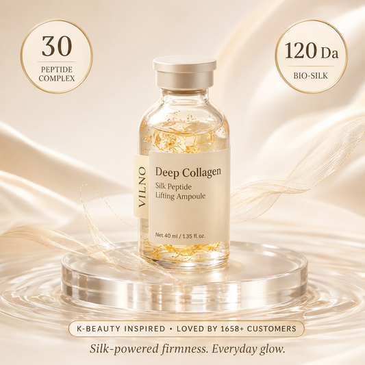 Korean Silk Collagen Lifting Serum – Glass Skin Glow Ampoule