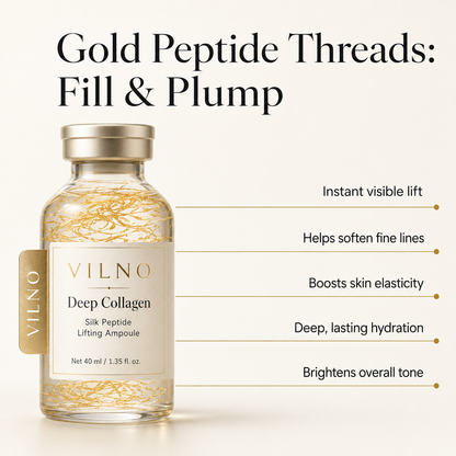 Korean Silk Collagen Lifting Serum – Glass Skin Glow Ampoule