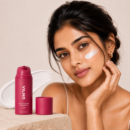 Color Changing Foundation, Skin Tone Adapting Liquid Foundation