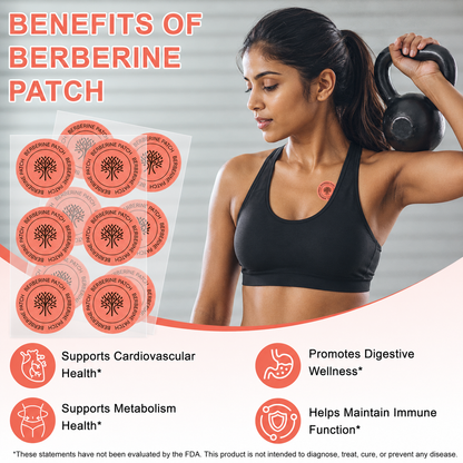 SlimControl Berberine Herbal Patches for Appetite Support