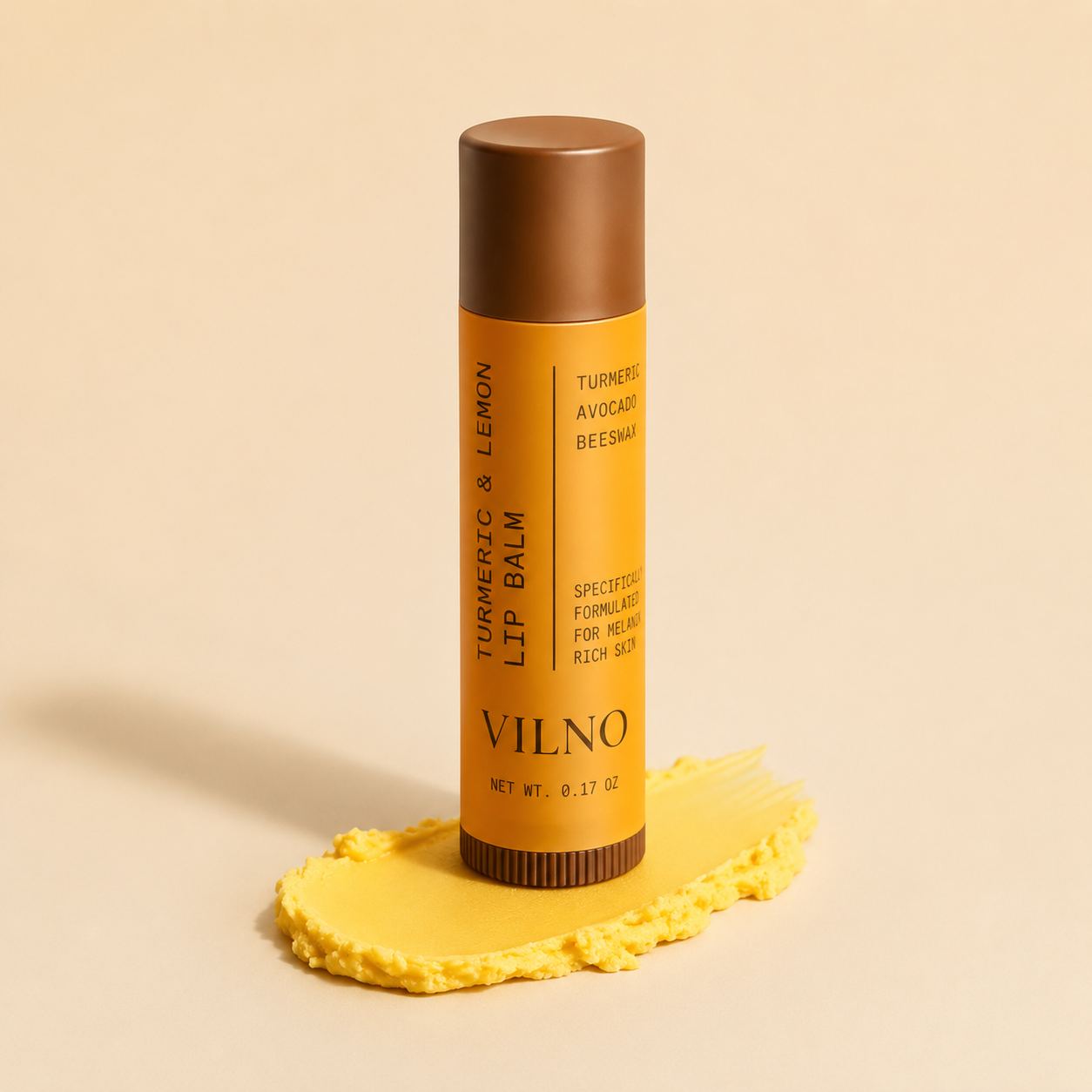 Turmeric & Lemon Lip Balm for Dark, Dry & Pigmented Lips