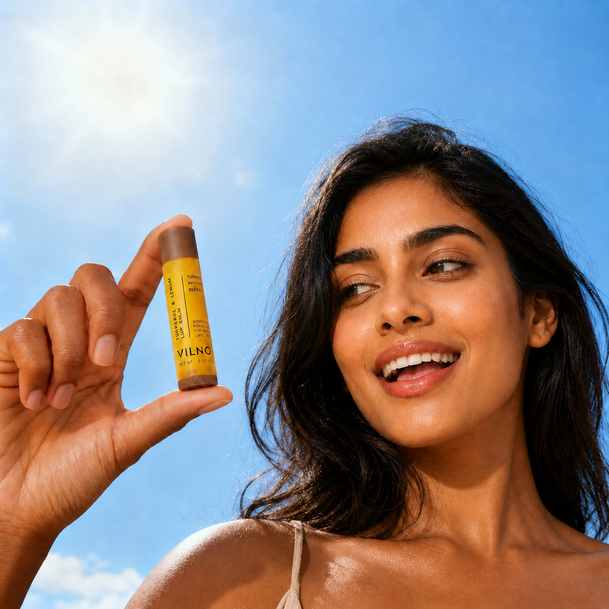Turmeric & Lemon Lip Balm for Dark, Dry & Pigmented Lips
