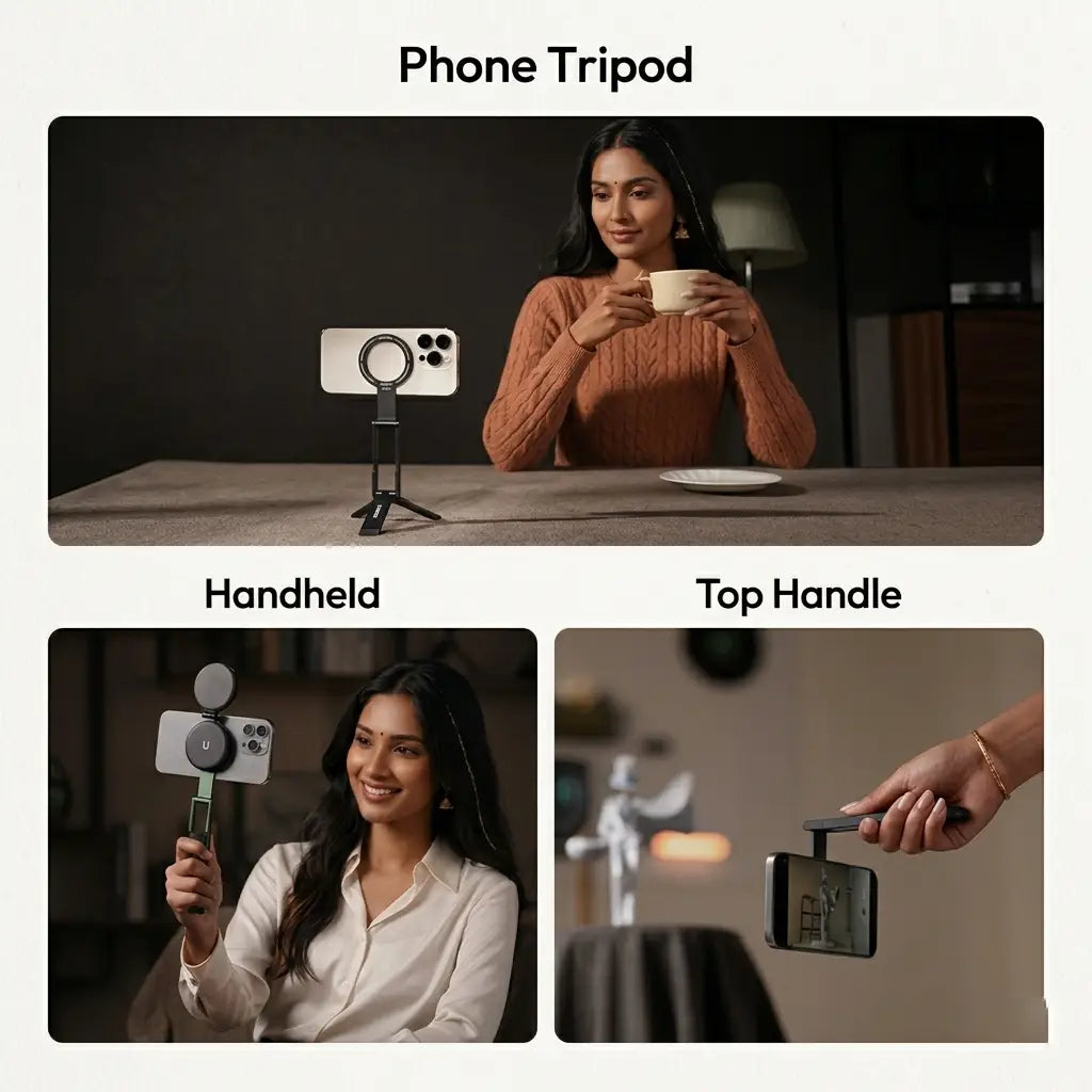 VILNO™ Foldable Magnetic Phone Tripod