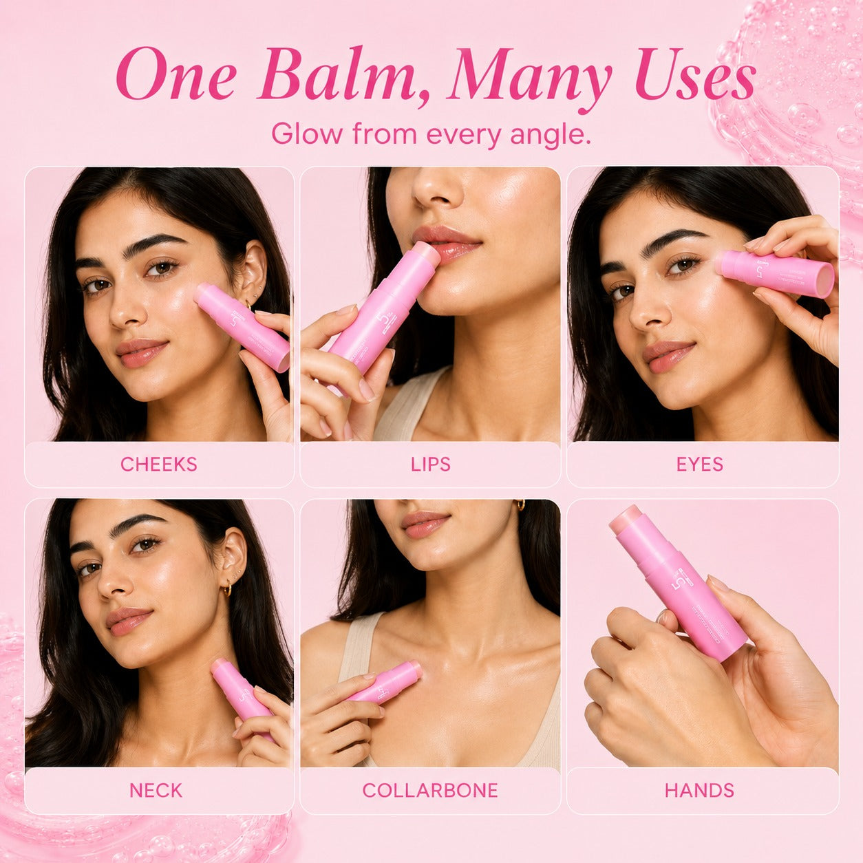PDRN Pink Collagen Balm Stick | Volufiline K-Beauty