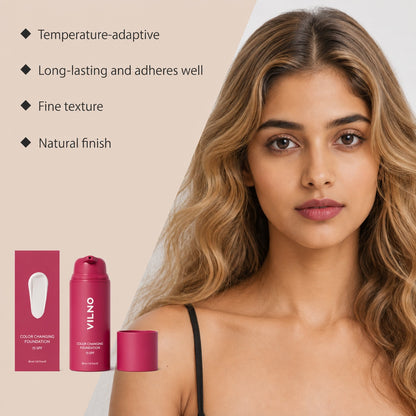 Color Changing Foundation, Skin Tone Adapting Liquid Foundation