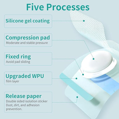 Baby Belly Navel Patches | Waterproof Belly Button Patch with Cotton Pads
