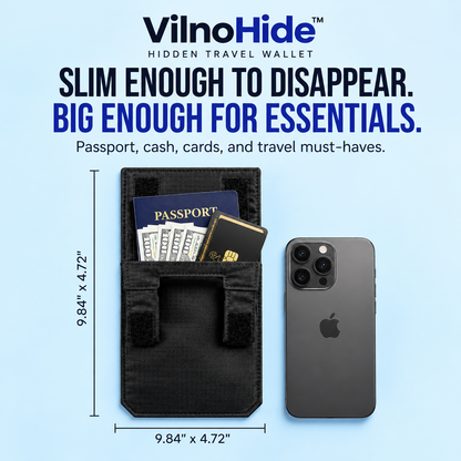 VilnoHide™ - Hidden Travel Wallet