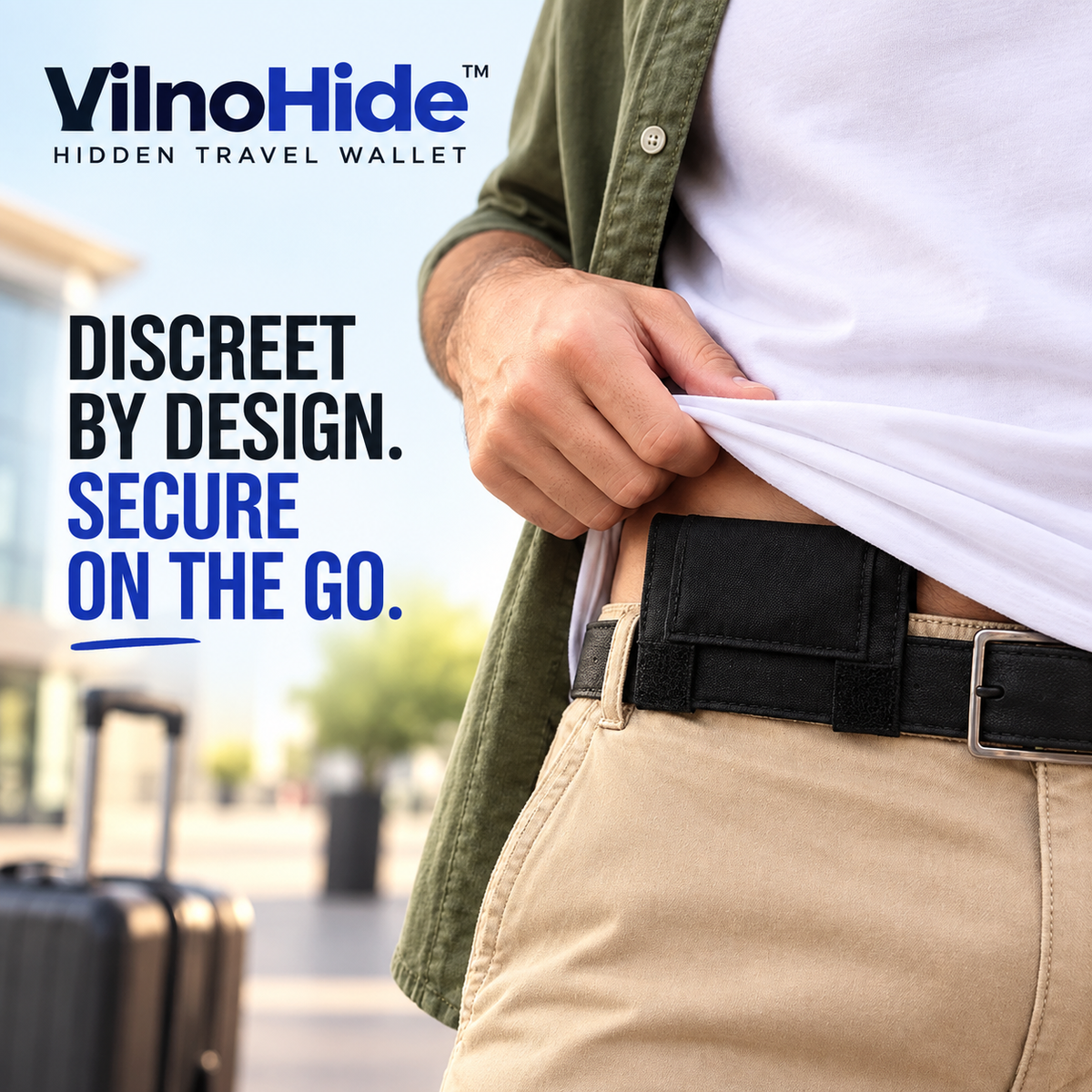 VilnoHide™ - Hidden Travel Wallet